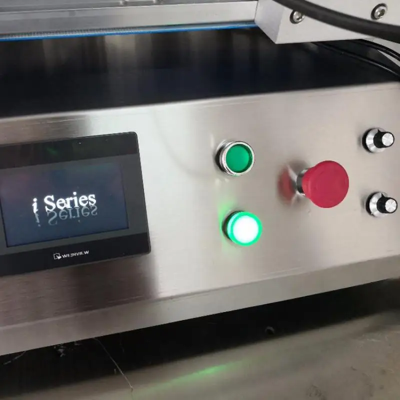 Table Fully Automatic Round Bottle Labelling Machine Deskatop Type Labeller Plastic Can Glass Wine Bottle Labeling Full Auto