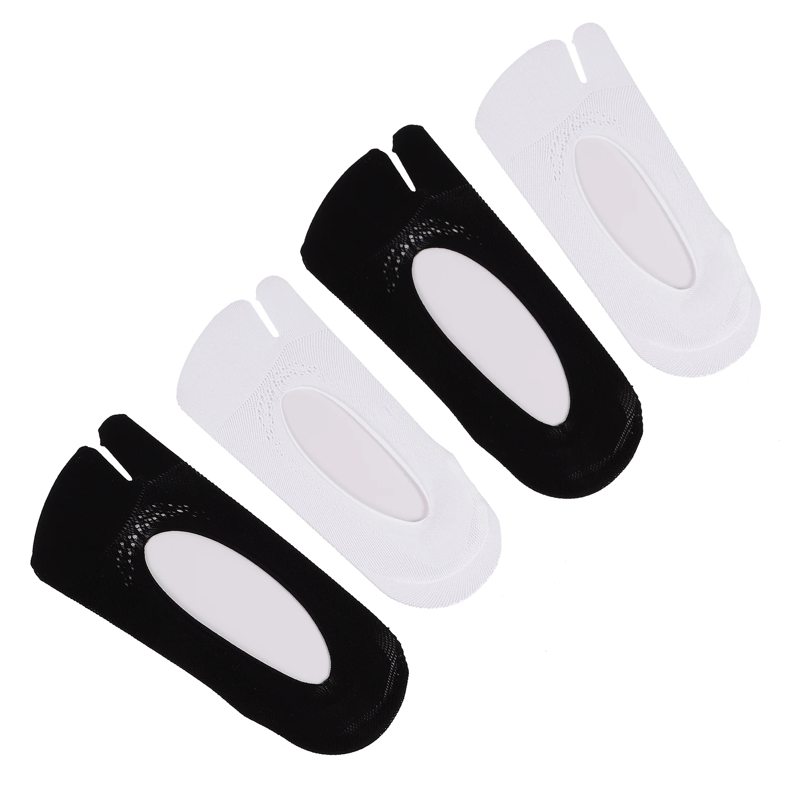 

2pcs 2 Pairs Women Socks Non Slip Split Toe Short Women Sock Nylon Thin Comfortable Unisex Stockings Ladies Hosiery