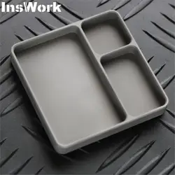 Titanium Desktop EDC Tray Multifunctional Fingertip Gyro Model Screwdriver Tool Accessories Small Parts Box Storage Tray