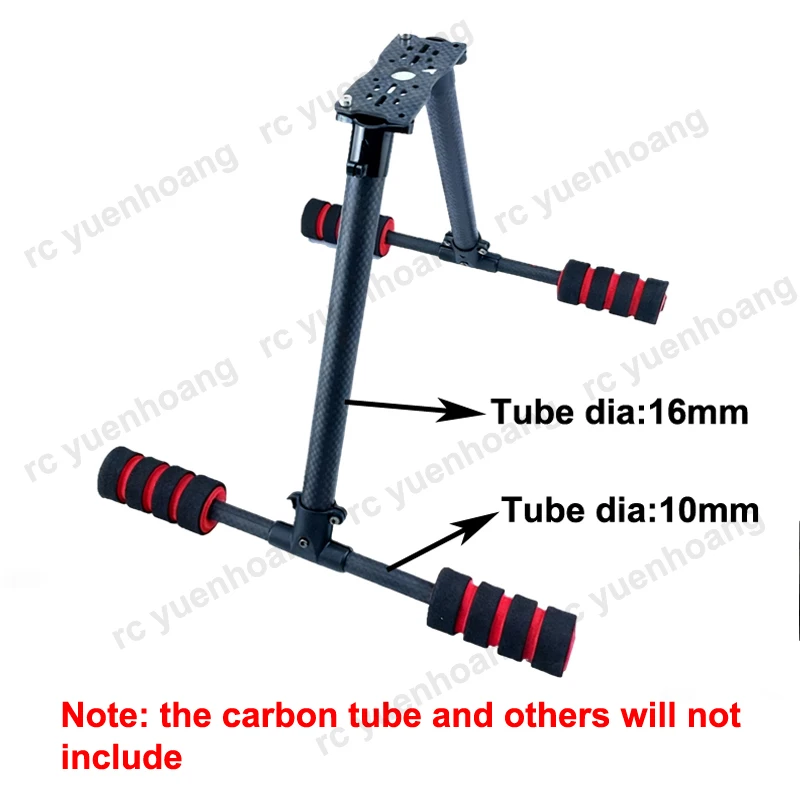1PCS 16mm tot 10mm Landingsgestel Verbinding Adapter Aluminium Tee Joint 3-Way vaste Connector voor Multi-As RC Drone Onderdelen