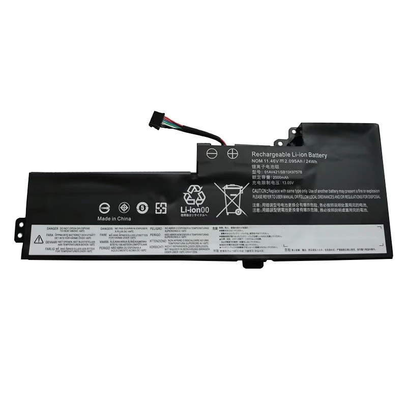 New 01AV421 Laptop Battery 11.46V 2095mAh for Lenovo ThinkPad T470 80 01AV420 419 01AV421 01AV489 SB10K97577