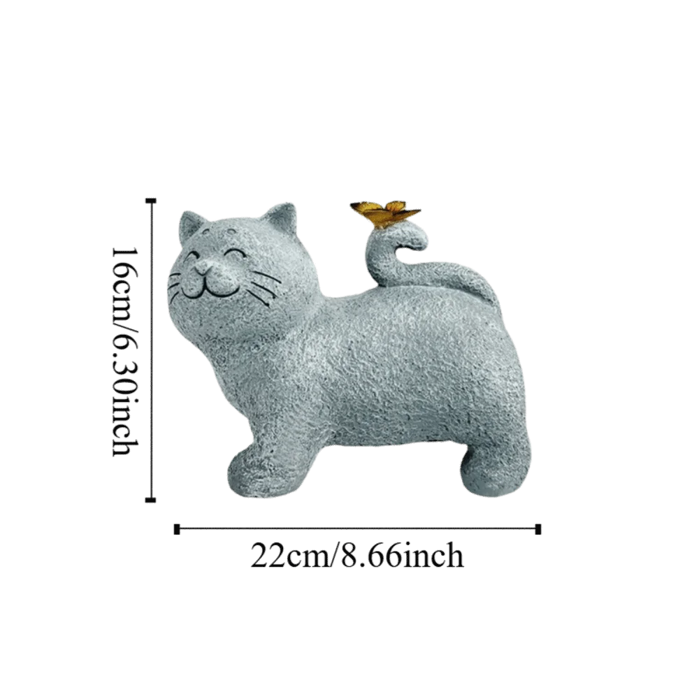 

Солнечный фонарь-фигурка кошки IP44, водонепроницаемый, из УФ-стойкой смолы, с автоматическим включением/выключением, для декора сада и двора