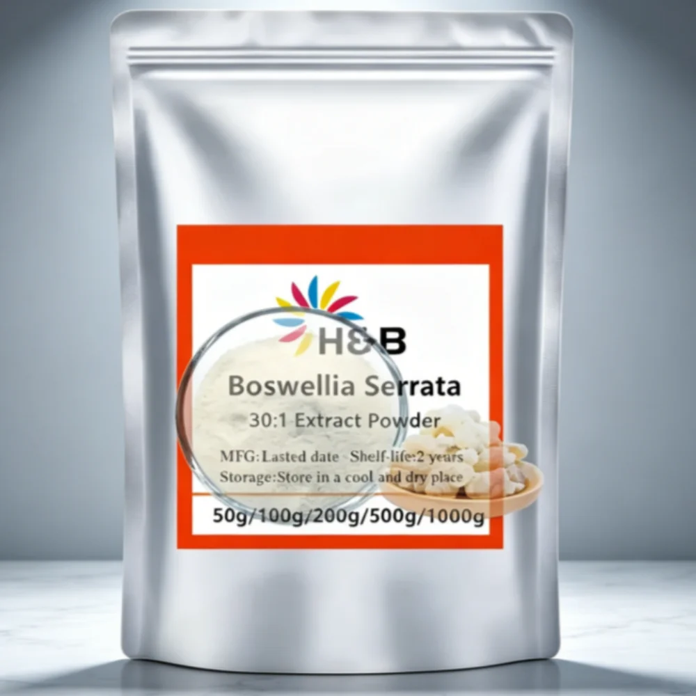 Venta al por mayor, producción global, NO0197, fábricas de materia prima, extracto de Boswellia Serrata 30:1 personalizado, bolsas rellenables, embalaje