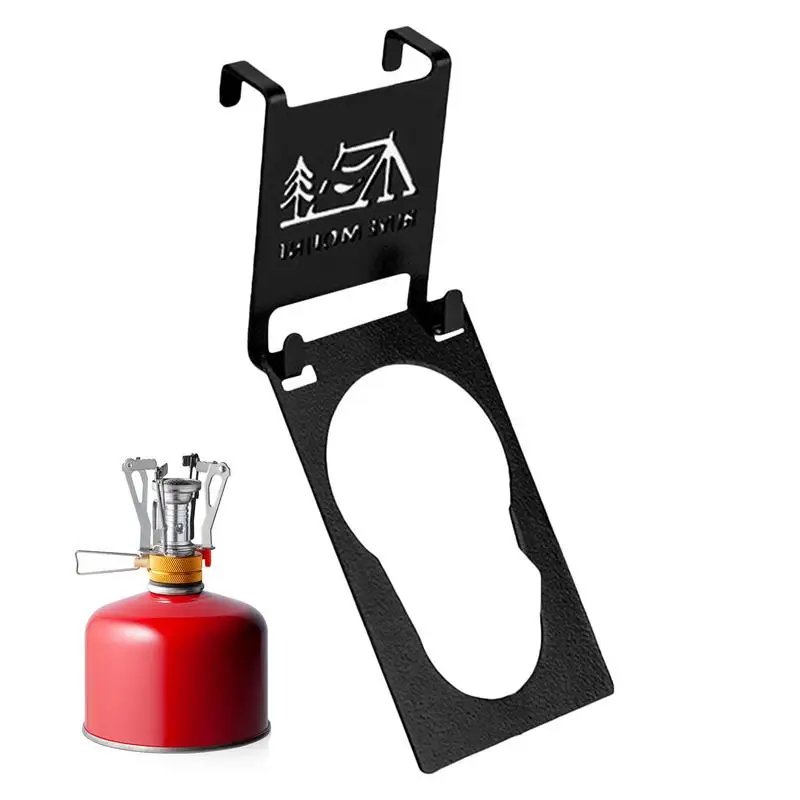 Stove Tank Hanger Hook Versatile Hanger Clip Stainless Steel Gas Canister Hanging Hook For ButaneCamping Table Tank Bracket