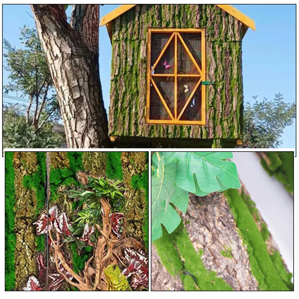 

Natural Cork Bark for Reptile Terrarium Background Decor Climbing Platform Snake Lizard Basking Landscape Tree Bark Accessories
