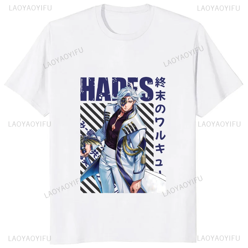 Shuumatsu No Valkyrie Printed Harajuku Man T-shirt Streetwear Hipster Man T Shirt Loose Comfort Breathe Japan Anime Women Tees