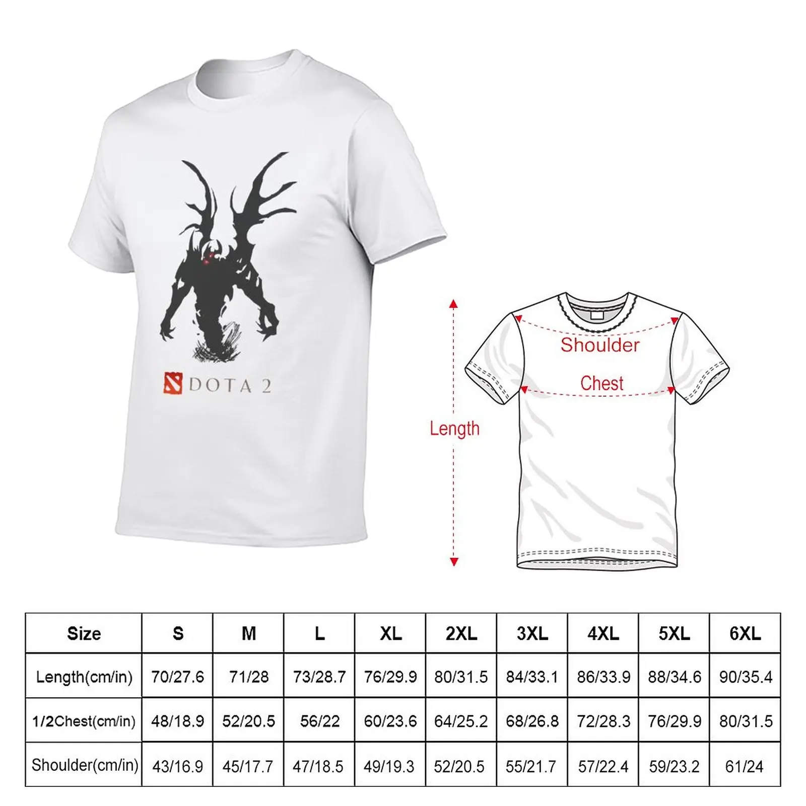 New Dota 2 -Shadow Fiend T-Shirt plain t-shirt korean fashion funny t shirts new edition t shirt men graphic t shirts