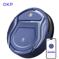 OKP K2 wireless Robot Vacuum Cleaner,2000Pa suction  ,Self Recharging home appliance, Ideal for Home Hard Floor, Carpet, Hair