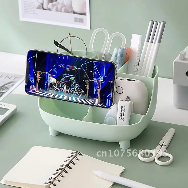 

Innovative 6 Grid Desk Organizer Pen Holder Multifunctional Pencil Storage Stand Box School Office Stationery