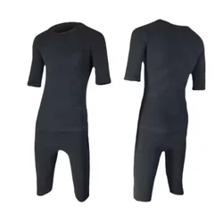 miha bodytec ems training suit xems vest ems underwear muscle stimulator lyocell polyamide elastan black color 5 sizes