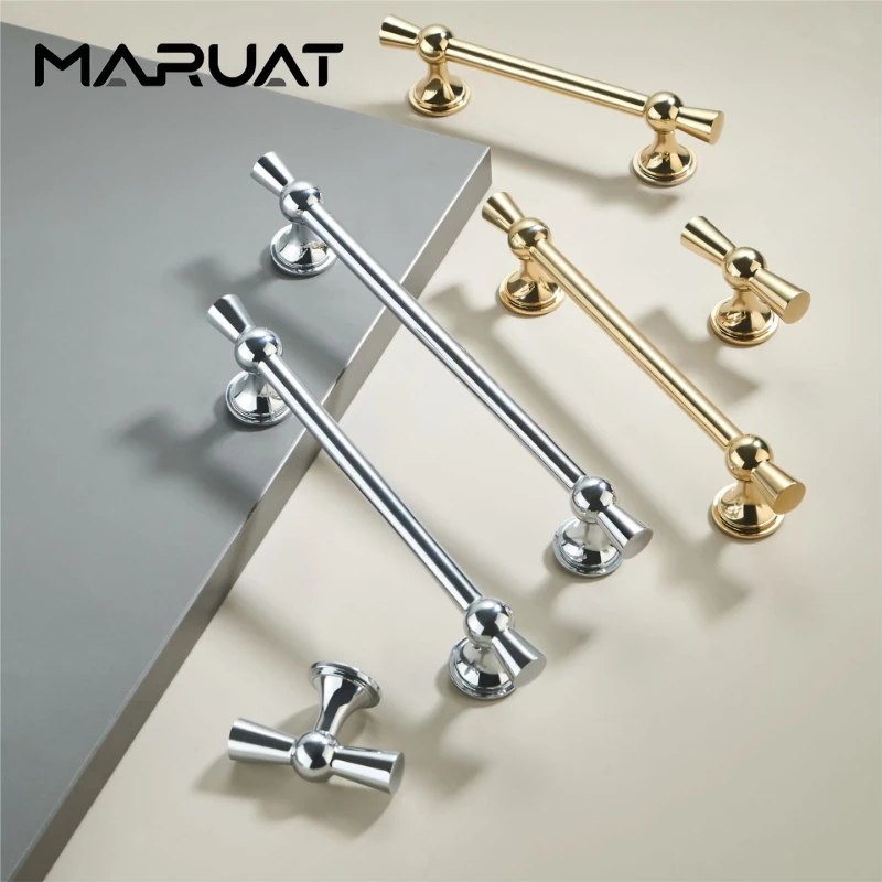 

Современные аристократические ручки MARUAT для шкафа и ящика, ручки шкафа, кухонные ручки для шкафа, мебель