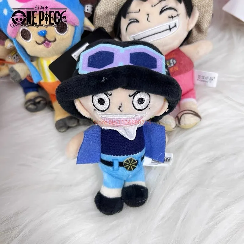 10cm One Piece Plush Keychain Toy Tony Chopper Luffy Pendant Soft Stuffed Cute Plush Dolls Keychain Handbag Ornaments Dolls Toys