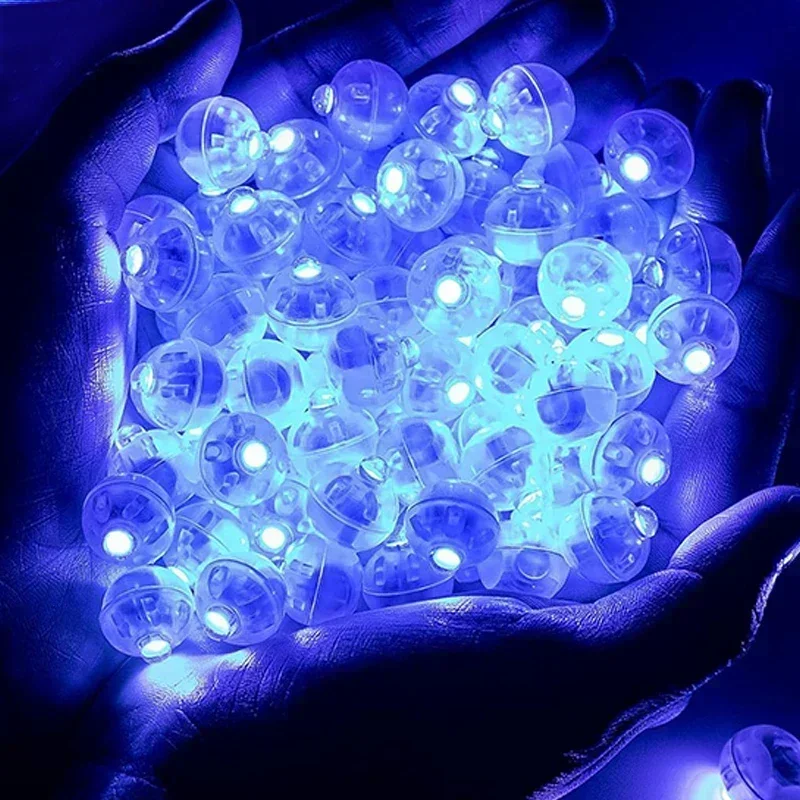 100/10Pcs Leuchtende Tumbler Ball Lampe Mini LED Ballon Licht Bunte Blinkende Laterne Weihnachten Hochzeit Geburtstag Party decor