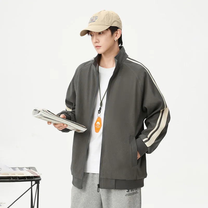 Jackets For Men Windbreaker Men's Clothing Male Coats Solid Camping Spring Autumn Overcoat Outdoors Windproof Hombre Casual New