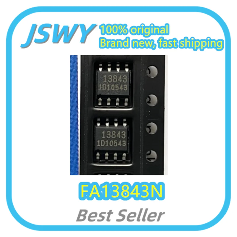 

(10/50pcs) FA13843N FA13843 Silkscreen 13843 SOP8 Integrated Circuit IC Original Genuine Electronics New