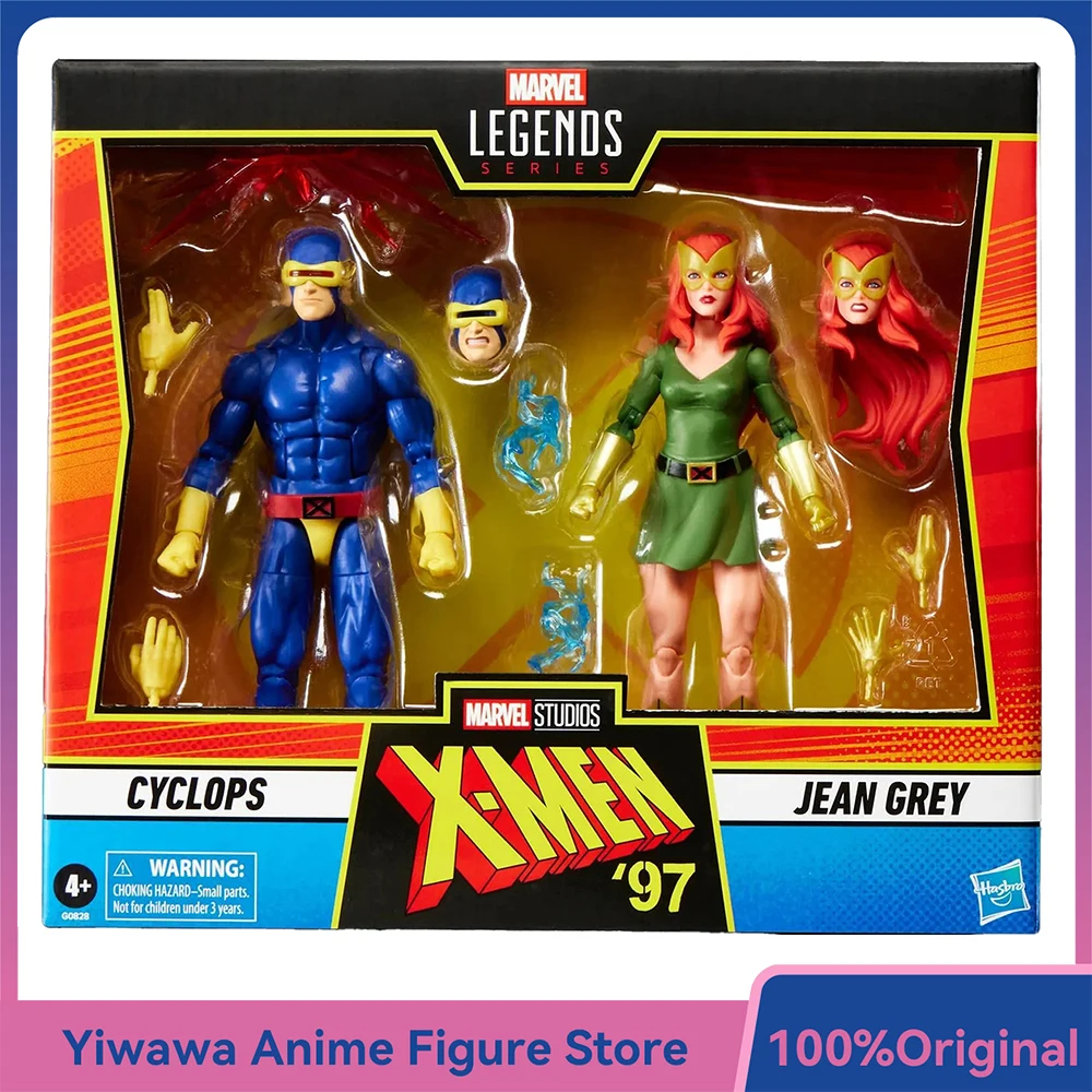 

In-Stock Hasbro Marvel Legends Series X-Men '97 Cyclops & Jean Grey 2-Pack-Set 15cm Anime Action Figure Model Ornament Gift Toys