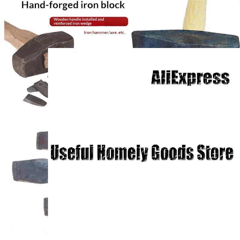 10 Pcs/SET 10mm  Iron Heavy Duty Iron Pad Forged Round Handle Wedge Set For Ax Hammer Handle Fixing Farm Tool Hardware Accessory