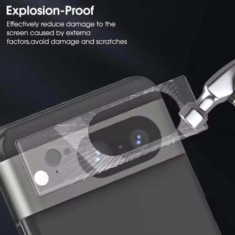 1/2/3 Stuks Gehard Glas Camera Films Voor Google Pixel 6 7 8 Pro 6a 7a Achterkant Lens Schermbeschermer Hd Helder Glas Film Cover