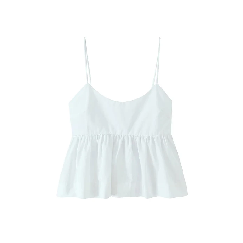 Csa de Verano para Mujer a la Moda, Dobladillo Irregular, Seda de Suzhou, Fibra de Poliéster, Corta, Hoada, Color Sólido...