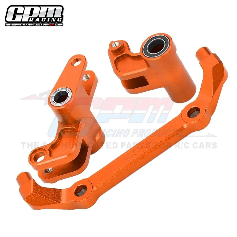 GPM Aluminum 7075 Front Steering Combination  10543 For traxxas 1/10 4-TEC Drift Ford Mustang