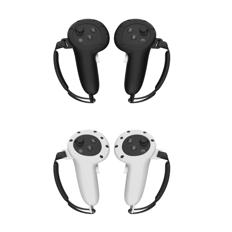 Secure Grip and Sweat Absorption for Meta Quest 3 Controller Silicone Sleeve Drop Shipping