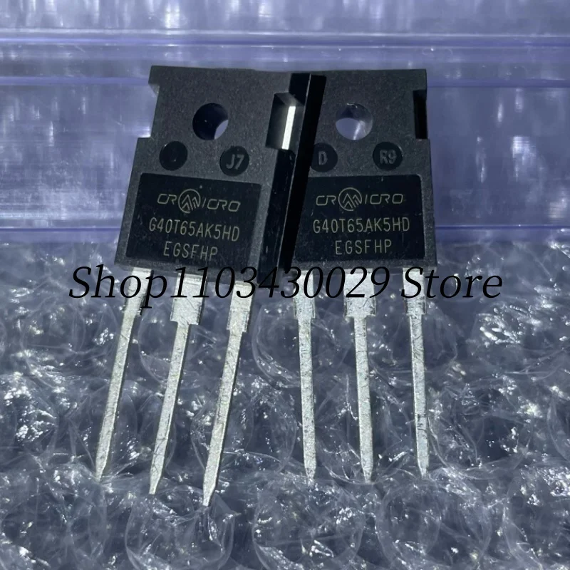 10Pcs New and Original CRG40T65AK5HD G40T65AK5HD TO-247 CRG40T65AN5HD G40T65AN5HD TO-3P 40A 650V IGBT Power Tube