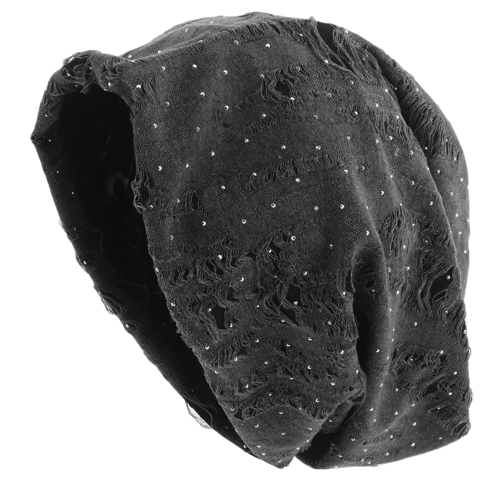 

Unisex Vintage Rhinestone Retro Beanie American Style Loose Fit Lightweight Polyester Hat for Spring Autumn Outdoors