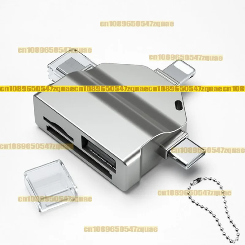 

Устройство чтения карт SD TF «все в одном» для планшетов с телефонами iPhone, USB-C и Android