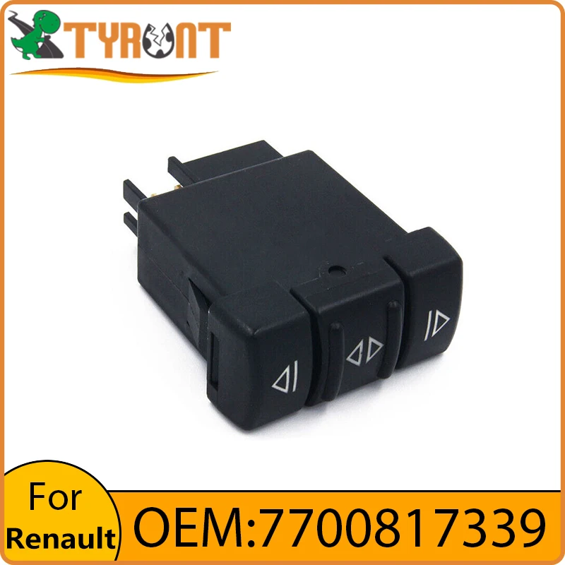 

New TYRNT Electric Window Lift Control Switch Button 7700817339 For Renault R19 Master II 2 Cabriolet Chamade Kasten Accessories