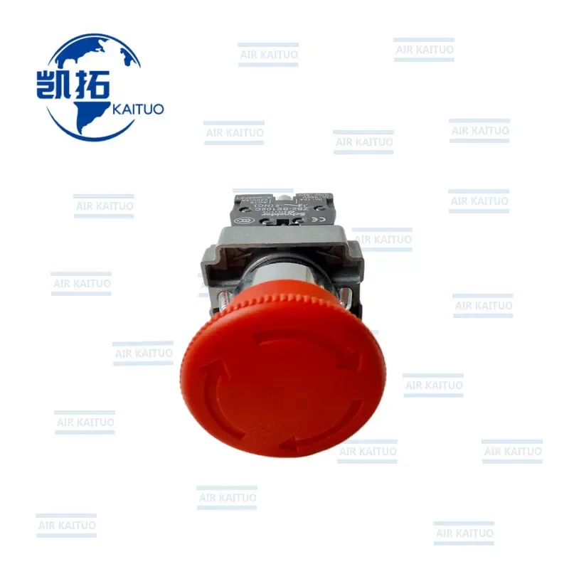 Screw air compressor emergency stop switch Air compressor emergency stop button Emergency red reset mushroom head