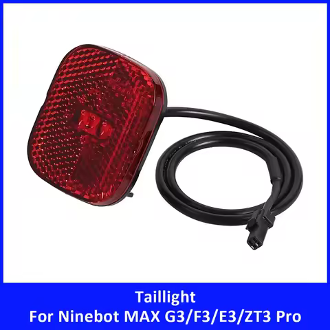 Safety Signal Brake Lamp Rear Fender Taillight for Ninebot MAX G3 F3 E3 ZT3 Pro Electric Scooter Accessories Parts Warning Light