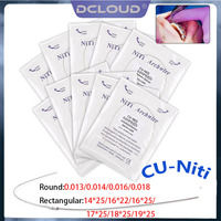 10 Packs Dental Copper Nickel Titanium Archwire Orthodontic Cu-Niti Arch Wires Round/Rectangular Damon Form Dentist Materials