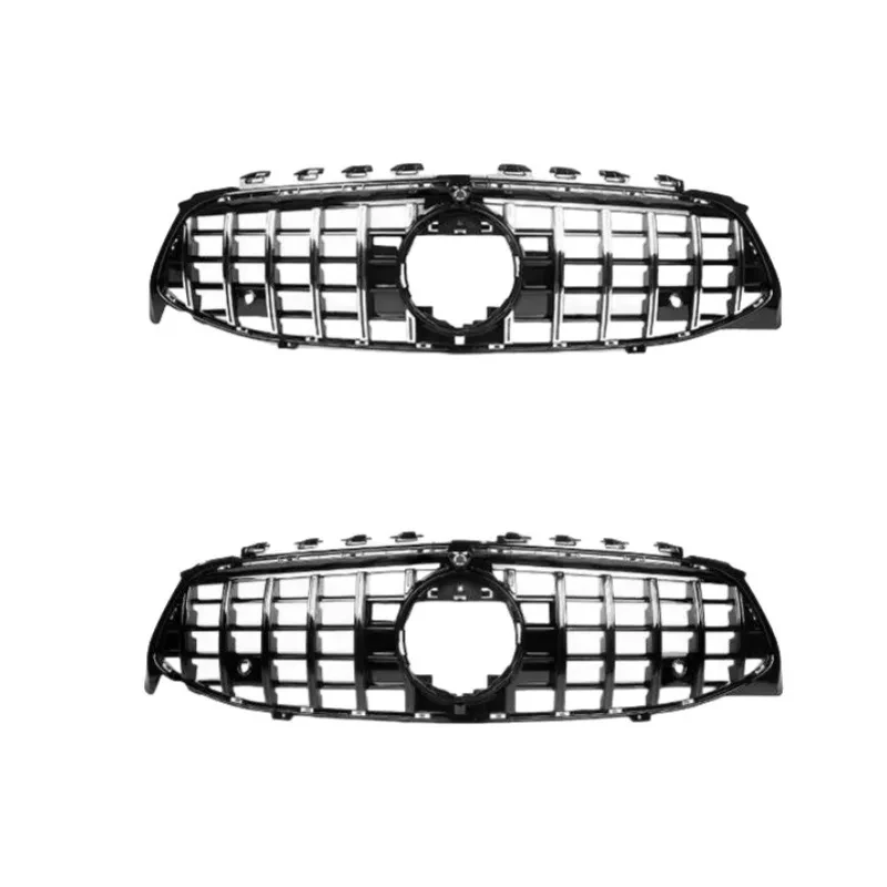 

black front grille CLA-Class W118 2020, 2021, and 2022 GT models.