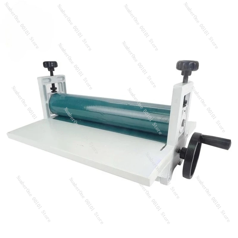 

14" 350mm Manual roll laminating machines Photo Vinyl Protect Rubber Cold Laminator 1pc