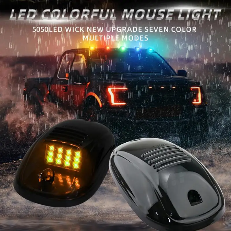 Roof Lights For Trucks Shockproof Led Cab Lights Roof Marker Lights Cab Light Anti-Scratch Remote Control For Pickup Trucks