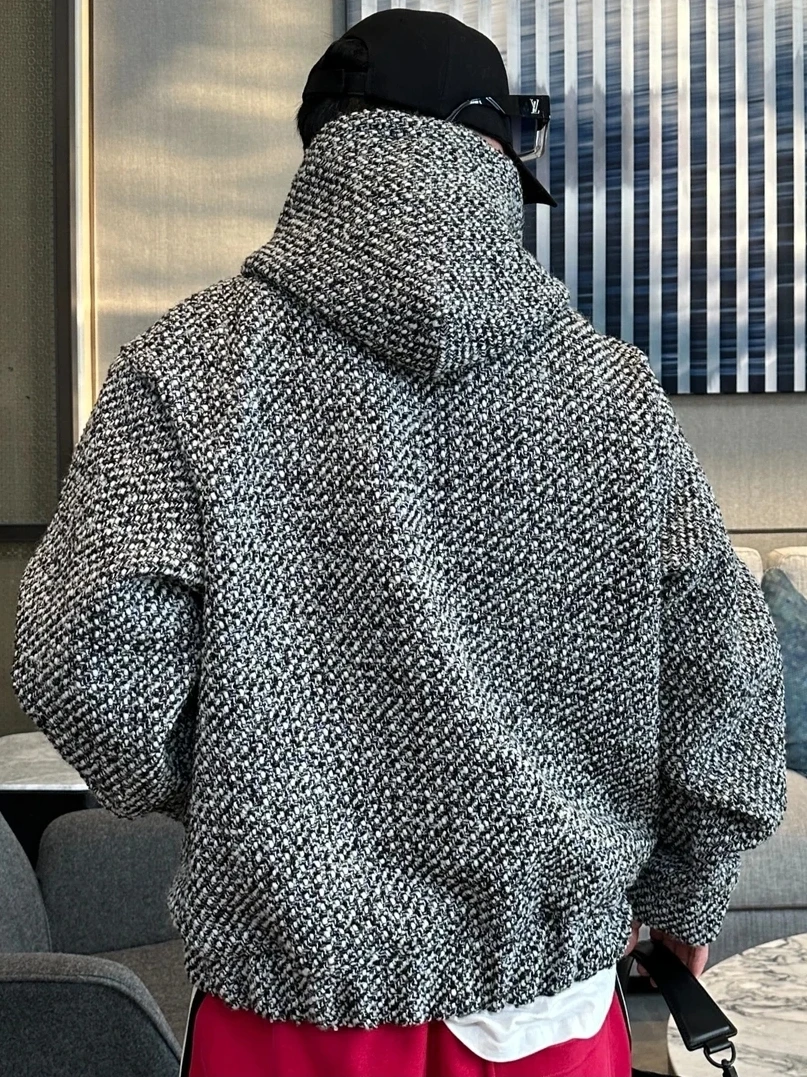 هودي فضفاض بتصميم جديد للربيع، ملابس خارجية محبوكة عصرية للزوجين، قميص علوي أنيق متعدد الاستخدامات، ملابس الشارع للرجال