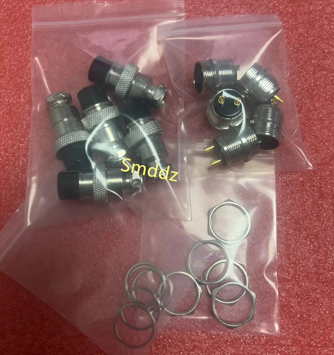 5 pieces,， Aviation plug and socket GX20 series (one set for male and female), 2-12 cores