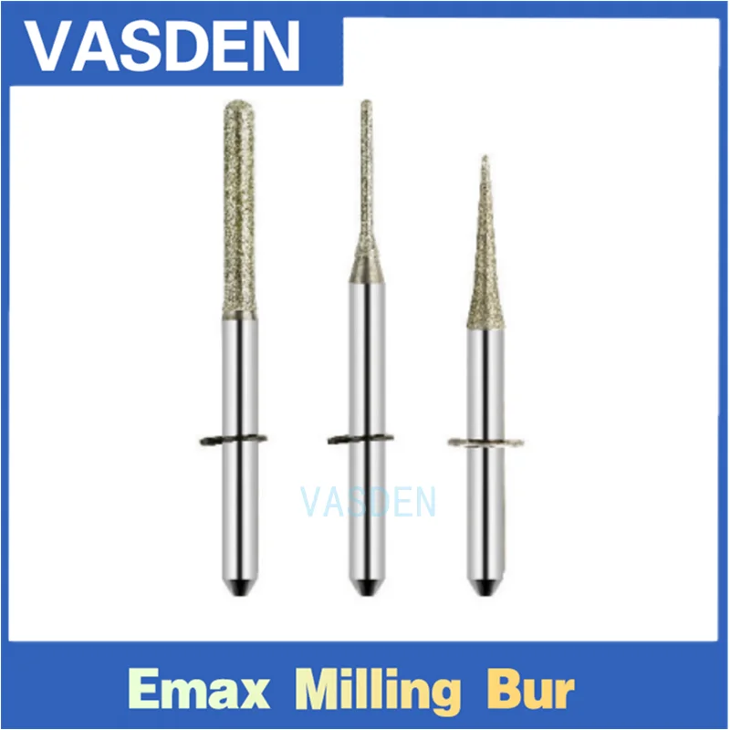 

Cradle C41 EMax Glass Ceramic Milling Burs Dental Laboratory Material Tools CADCAM Lithium Dislicate Coating Drill Bur for Lab