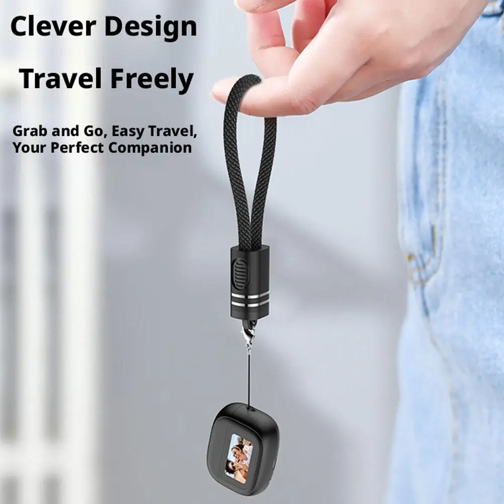 Type-C 60W Fast Charging Cable 2-in-1 Lanyard Keychain Charging Phone Cord Portable Data Cable Mobile E1Z9