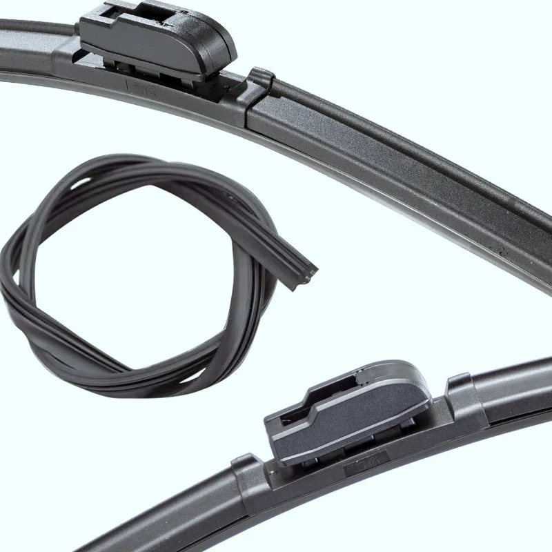MAO LE ML-03 28-Inch Hybrid Universal Frameless Boneless Wiper Blades Natural Rubber Multifunctional for 98% Private Cars