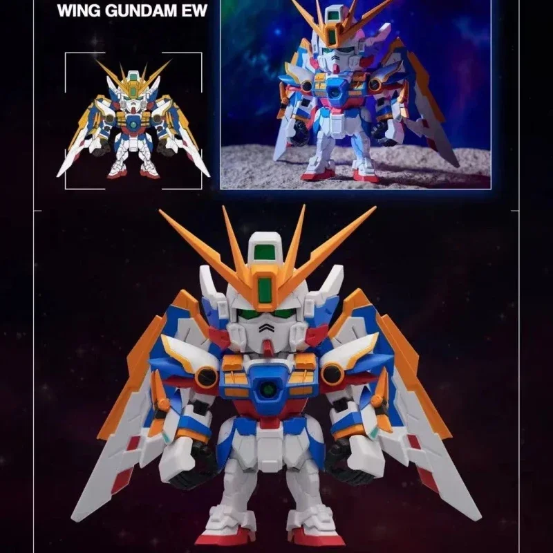 

Bandai Blind Box Original Wing Zero Ew Qmsv-mini Seriestrendy Figure Mystery Box Gratis Model Toy Collection Gift