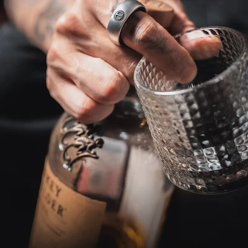 LAUTIE Aluminium-Mechaniker I, magnetischer Ratschen-Feuerzeug, dünnerer Ring, Spinner, mechanischer Fingerring, multifunktionales zappelndes Spielzeug