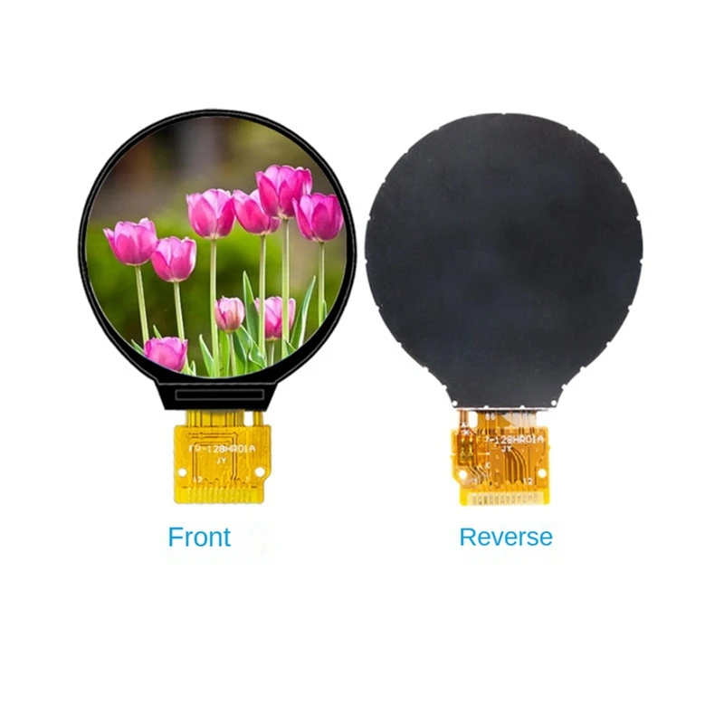 1 Piece 1.28 Inch IPS LCD Display Colorful LCD Round 240X240 Display Black HD Ips LCD GC9A01 Driver