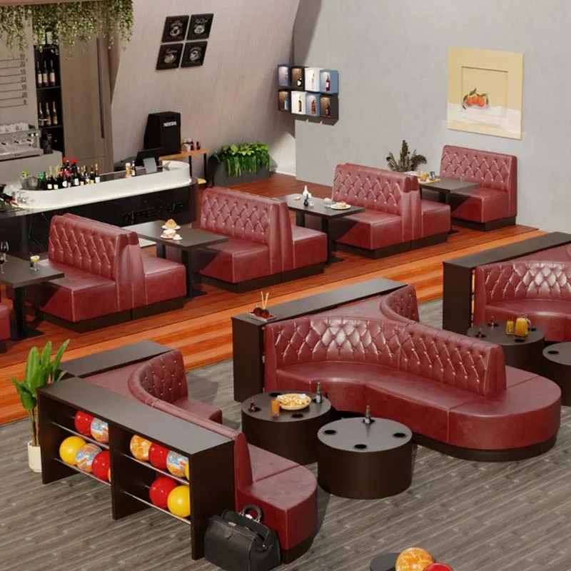 

Indoor Amusement Park Rides Bowling Sofa Set Leather Restaurant Bowling Alley Furniture Set