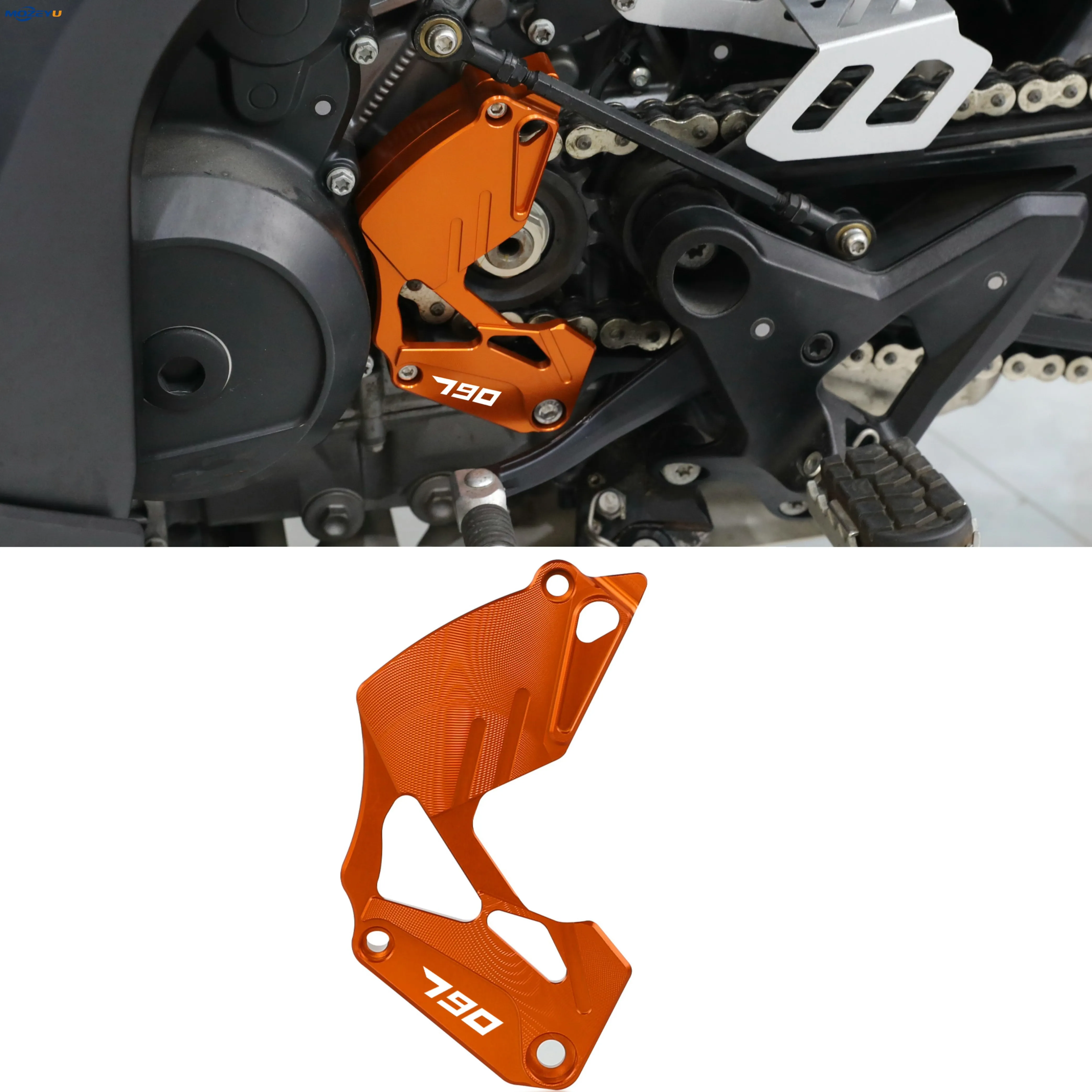 For 790 890 Adventure S R 790 Duke 890 Duke R 2026 2025 -2019 Front Sprocket Chain Cover Guard Protector Motorcycle Accessories