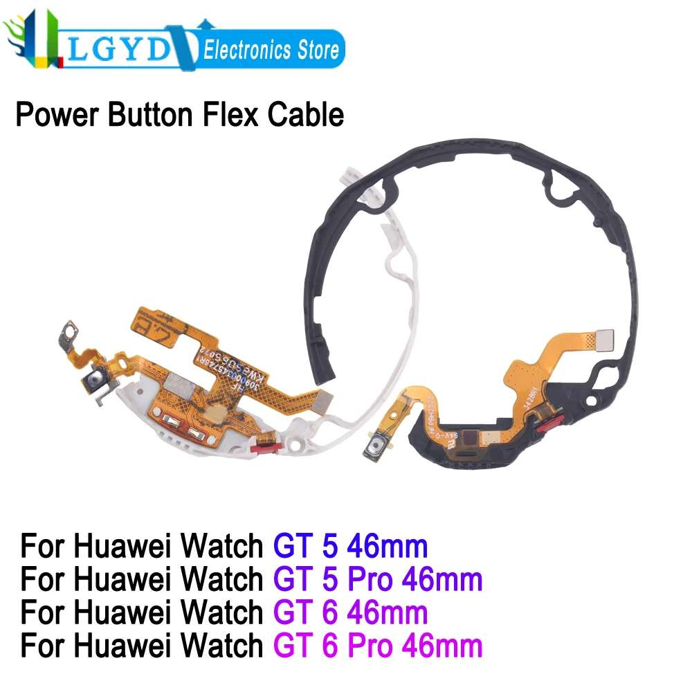 

Ремонтный шлейф кнопки питания с кронштейном для Huawei Watch GT 5 46 мм / GT 5 Pro 46 мм / GT 6 46 мм / GT 6 Pro 46 мм