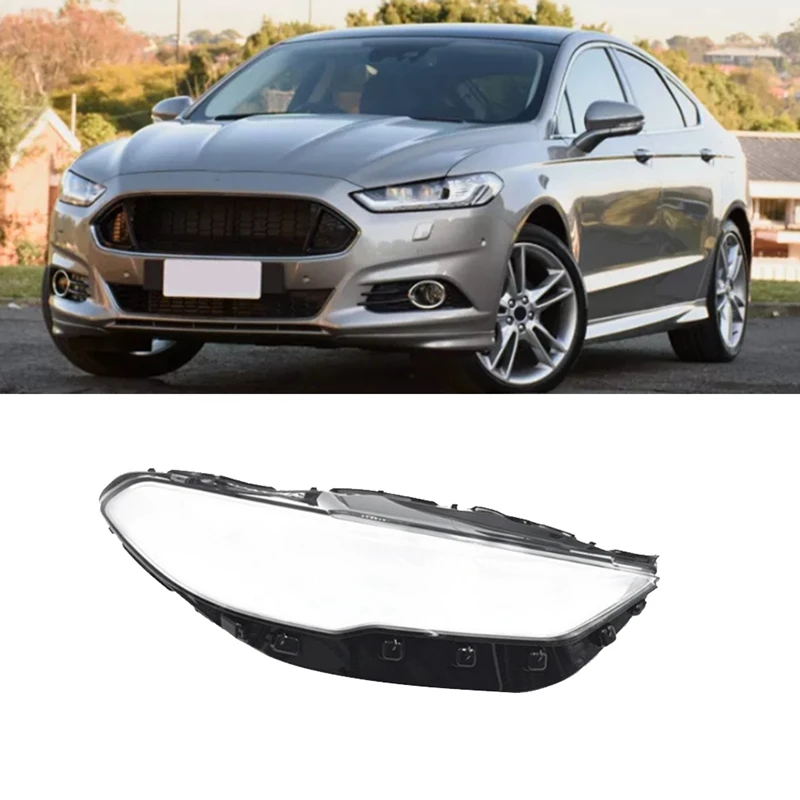 

Car Headlight Cover Transparent Head Light Shade For Ford Mondeo 2017-2018 Lampshade Lamp Shell