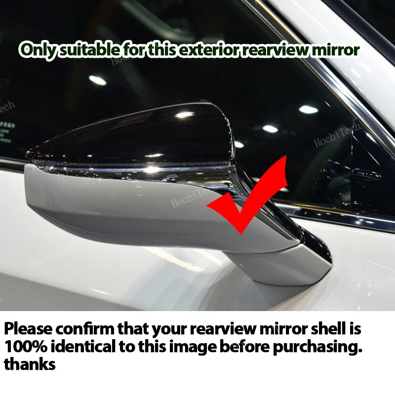 2pcs bright black Mirror Cover F sport Style Car Side Rearview Mirror Cover Cap Trim For Lexus ES IS LS LC RC RCF UX