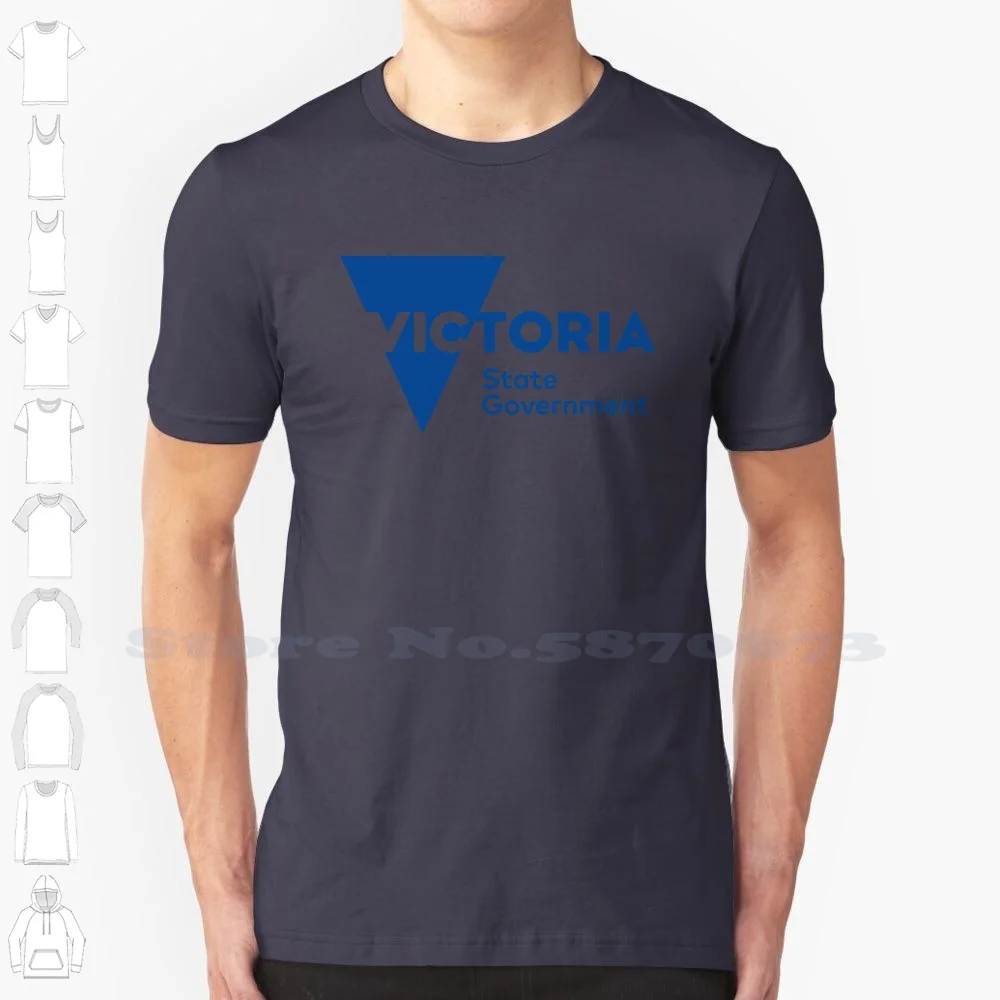 Victoria State Logo High-quality T Shirts Fashion T-shirt New 100% Cotton Tee