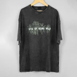 Days of Being Wild T-Shirt Kar Wai Wong HK Movie Chungking Express Loose Drop Shoulder Retro Cotton Tee Shirt